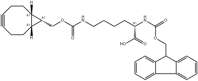 Click Amino Acid / endo-BCN – Fmoc – L - Lysine (BCN),1493802-95-1,结构式