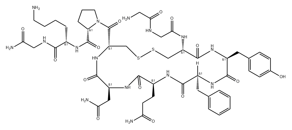 特利加压素EP杂质A三氟乙酸盐,14943-47-6,结构式