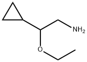 Cyclopropaneethanamine, β-ethoxy- Structure