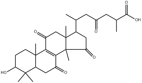 ガノデル酸AM1 化学構造式