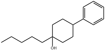 1-(4-pentylphenyl)cyclohexanol Structure
