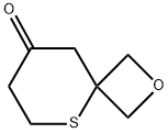 2-Oxa-5-thiaspiro[3.5]nonan-8-one Struktur