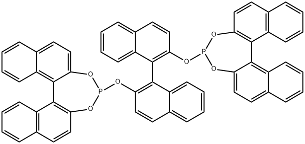 (11bS,11'bS)-4,4'-[(1S)-[1,1'-binaphthalene]-2,2'-diylbis(oxy)]bis-Dinaphtho[2,1-d:1',2'-f][1,3,2]dioxaphosphepin Struktur