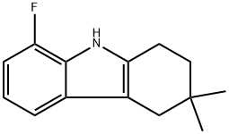 8-fluoro-3,3-dimethyl-2,3,4,9-tetrahydro-1H-carbazole Structure