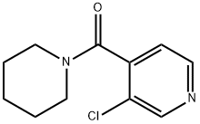 (3-chloropyridin-4-yl)(piperidin-1-yl)methanone Structure