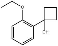 1-(2-ethoxyphenyl)cyclobutanol Structure