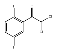 2,2-dichloro-1-(2,5-difluorophenyl)ethanone Struktur