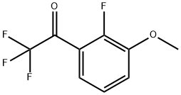 2,2,2-Trifluoro-1-(2-fluoro-3-methoxyphenyl)ethanone,1500191-80-9,结构式