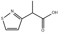3-Isothiazoleacetic acid, α-methyl- Struktur