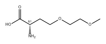 O-(2-Methoxyethyl)-L-homoserine 化学構造式