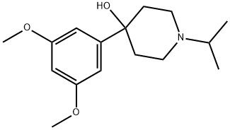 4-(3,5-Dimethoxyphenyl)-1-(1-methylethyl)-4-piperidinol Structure