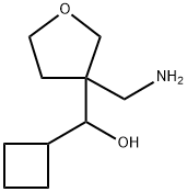 (3-(氨甲基)四氢呋喃-3-基)(环丁基)甲醇 结构式