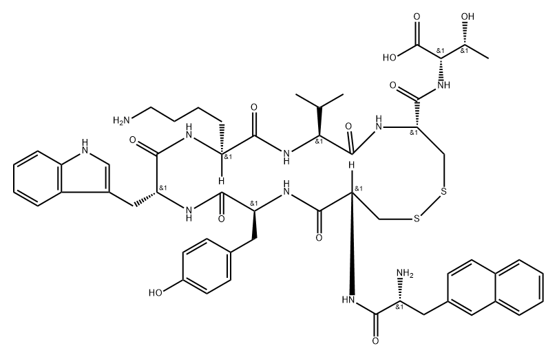 兰瑞肽杂质7,150155-56-9,结构式