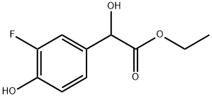 Ethyl 3-fluoro-α,4-dihydroxybenzeneacetate Struktur