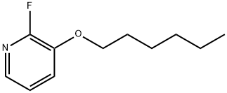 2-Fluoro-3-(hexyloxy)pyridine Structure