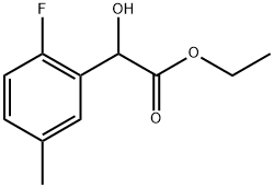 Ethyl 2-fluoro-α-hydroxy-5-methylbenzeneacetate Structure