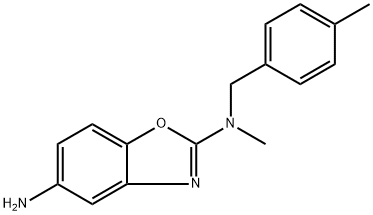 N2-甲基-N2-(4-甲基苄基)苯并[D]噁唑-2,5-二胺 结构式