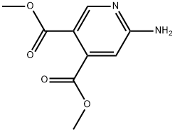 dimethyl 6-aminopyridine-3,4-dicarboxylate Structure