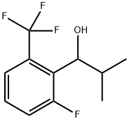 1-(2-fluoro-6-(trifluoromethyl)phenyl)-2-methylpropan-1-ol Structure