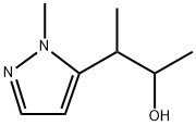 1H-Pyrazole-5-ethanol, α,β,1-trimethyl- 化学構造式