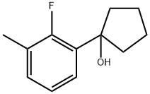 1-(2-fluoro-3-methylphenyl)cyclopentanol Structure