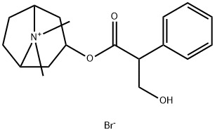 8-Azoniabicyclo[3.2.1]octane, 3-(3-hydroxy-1-oxo-2-phenylpropoxy)-8,8-dimethyl-, bromide, [3(S)-exo]-|溴化钾基阿托品