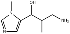 1H-Imidazole-5-methanol, α-(2-amino-1-methylethyl)-1-methyl- Struktur