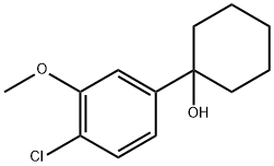 1-(4-chloro-3-methoxyphenyl)cyclohexanol Structure