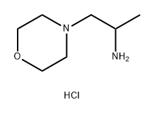 4-Morpholineethanamine, α-methyl-, hydrochloride (1:1) Struktur