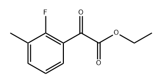 ethyl 2-(2-fluoro-3-methylphenyl)-2-oxoacetate Struktur