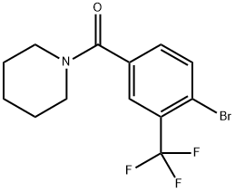 (4-bromo-3-(trifluoromethyl)phenyl)(piperidin-1-yl)methanone|