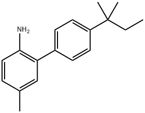 4'-(1,1-Dimethylpropyl)-5-methyl[1,1'-biphenyl]-2-amine Structure