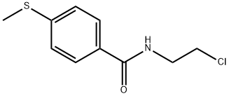 N-(2-Chloroethyl)-4-(methylthio)benzamide 结构式