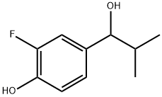 2-fluoro-4-(1-hydroxy-2-methylpropyl)phenol Structure