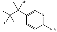 3-Pyridinemethanol, 6-amino-α-methyl-α-(trifluoromethyl)- Structure