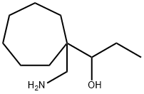 1-(1-(氨基甲基)环庚基)丙-1-醇 结构式