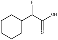 Cyclohexaneacetic acid, α-fluoro- Structure