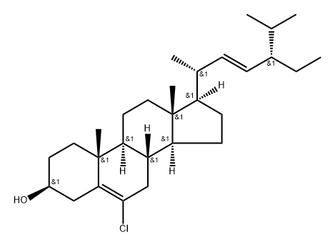 6-chlorostigmasterol 结构式