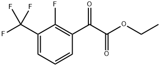 ethyl 2-(2-fluoro-3-(trifluoromethyl)phenyl)-2-oxoacetate Structure