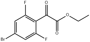 1509171-68-9 Benzeneacetic acid, 4-bromo-2,6-difluoro-α-oxo-, ethyl ester