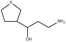 3-Thiophenemethanol, α-(2-aminoethyl)tetrahydro- Struktur