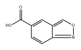 苯并[C]异噁唑-5-羧酸 结构式