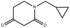 1.环丙甲基哌啶-2,4-二酮, 1509943-45-6, 结构式