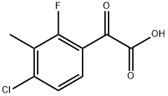 2-(4-chloro-2-fluoro-3-methylphenyl)-2-oxoacetic acid Structure