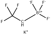 2,2,2-三氟乙烷-1-三氟硼酸钾,1510778-85-4,结构式