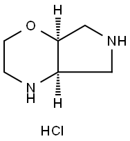 Pyrrolo[3,4-b]-1,4-oxazine, octahydro-,dihydrochloride, (4aR-cis)- Structure