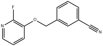 3-[[(2-Fluoro-3-pyridinyl)oxy]methyl]benzonitrile|