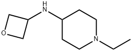 1-ethyl-N-(oxetan-3-yl)piperidin-4-amine 结构式