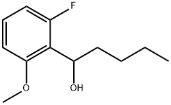 α-Butyl-2-fluoro-6-methoxybenzenemethanol,1511991-02-8,结构式