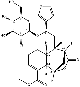 BORAPETOSIDE E, 151200-49-6, 结构式